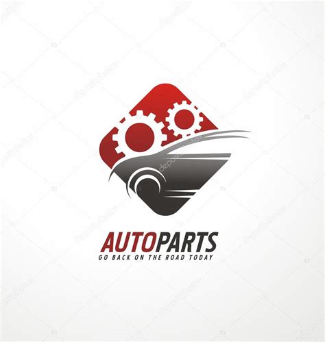 Auto parts logo design concept Stock Vector by ©lukeruk #79596616