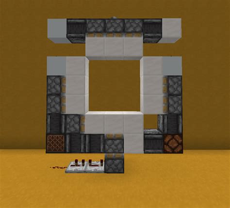 Is this the new smallest 3x3 Redstone door? (As far as I and my friends know it is) : r/Minecraft