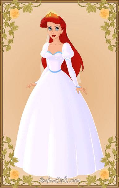 Ariel wedding dress by monsterhighlover3 on deviantART | Ariel wedding ...