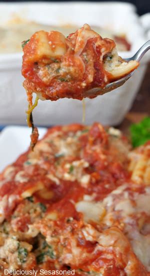 Sausage and Spinach Manicotti - Deliciously Seasoned