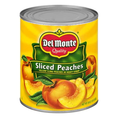 Save on Del Monte Peaches Yellow Cling Sliced in Heavy Syrup Order ...