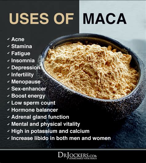 5 Hormone Balancing Benefits of Maca - DrJockers.com | Maca benefits ...