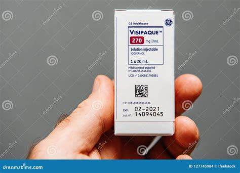 Doctor Holding Visipaque Iodixanol Editorial Stock Image - Image of healthcare, doctor: 127745984