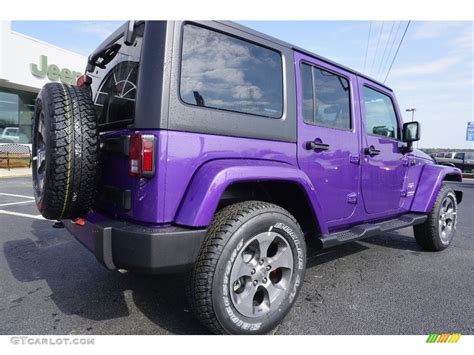 2017 Extreme Purple Jeep Wrangler Unlimited Sahara 4x4 #119435926 Photo #7 | GTCarLot.com - Car ...