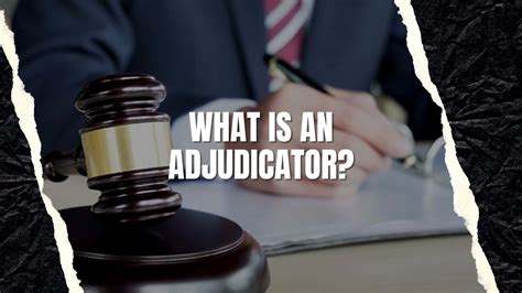 What Is an Adjudicator? - Constitution of the United States