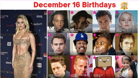 16 December Birthdays & What is Special On this Day Dec 16?