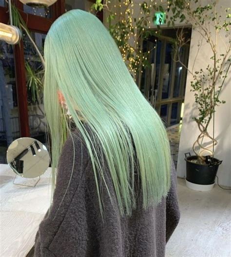 Mint green hair – Artofit