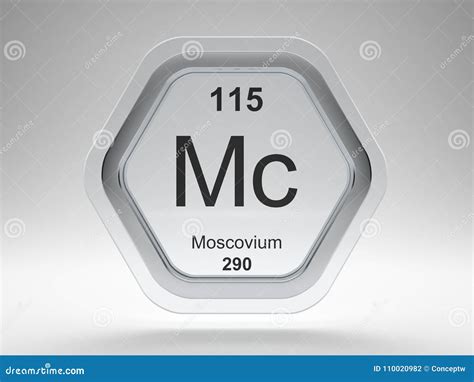 Moscovium Symbol Hexagon Frame Stock Illustration - Illustration of hexagonal, element: 110020982