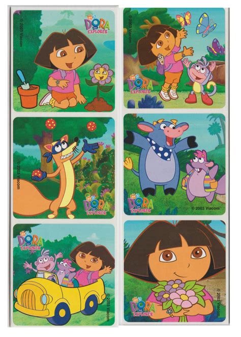 25 Dora the Explorer Stickers 2.5 X 2.5 Each | Etsy