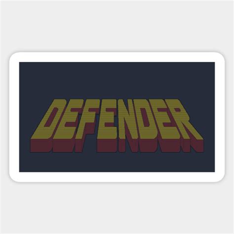 Defender Logo - Defender - Sticker | TeePublic