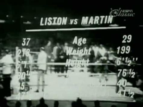 Sonny Liston vs Leotis Martin - YouTube