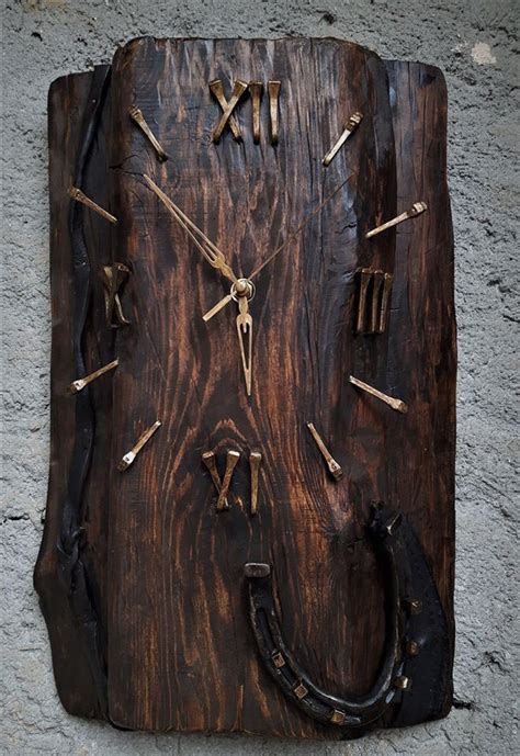 Large Handmade Rustic Wood Wall Clock/ Vintage Design | Etsy in 2021 | Rustic wood clocks, Wood ...