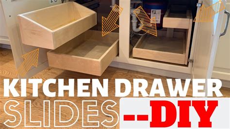 Diy Kitchen Drawers Slides You