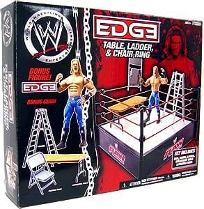 Amazon.com: WWE Wrestling Ring Exclusive Table, Ladder & Chair Ring ...