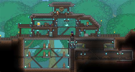 UPDATED House Build? Ideas? (Need Trophy Room Wall Ideas!) : r/Terraria