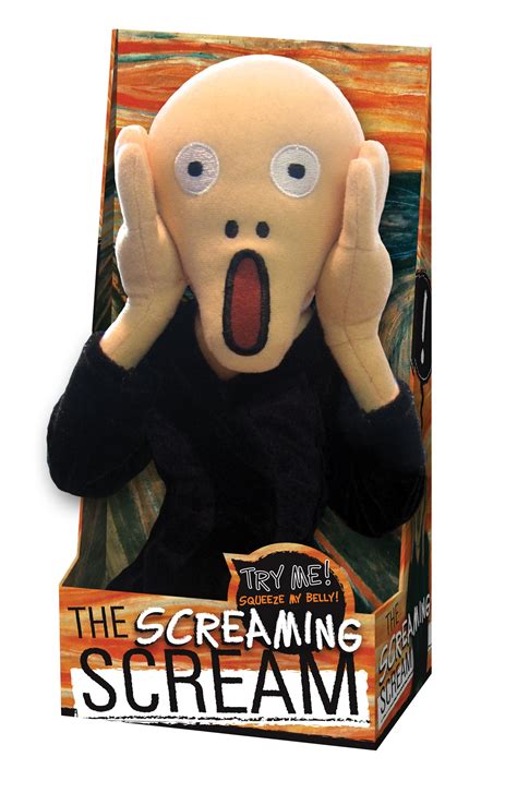 Munch Scream Doll - Little Thinker - Plush Doll - Walmart.com - Walmart.com