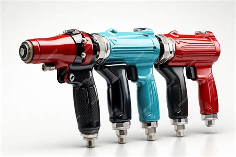 Premium AI Image | Grease Gun Hoses on white background