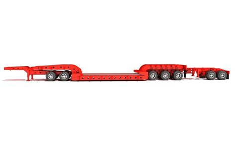 Heavy Haul Lowboy Trailer - 3D Model by 3D Horse