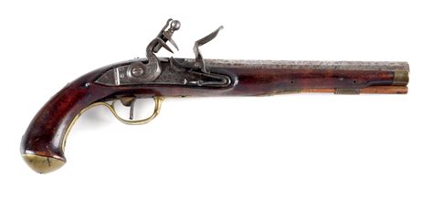 Lot Detail - (A) FLINTLOCK KENTUCKY PISTOL.