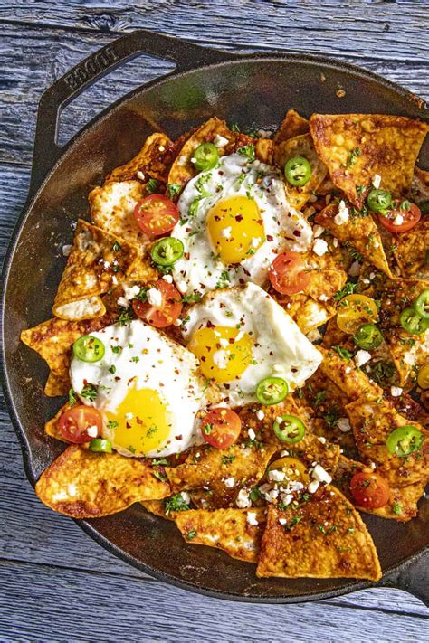 Chilaquiles Rojos with Ancho Chili Sauce - Recipe - Chili Pepper Madness