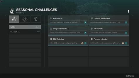 All Weekly Seasonal Challenges in Destiny 2 Season of the Wish - Pro ...