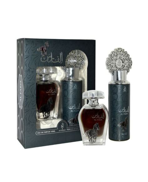 Al Faris 100ml Perfume and Deodorant Set By Arabiyat | Gift Set | My Perfumes