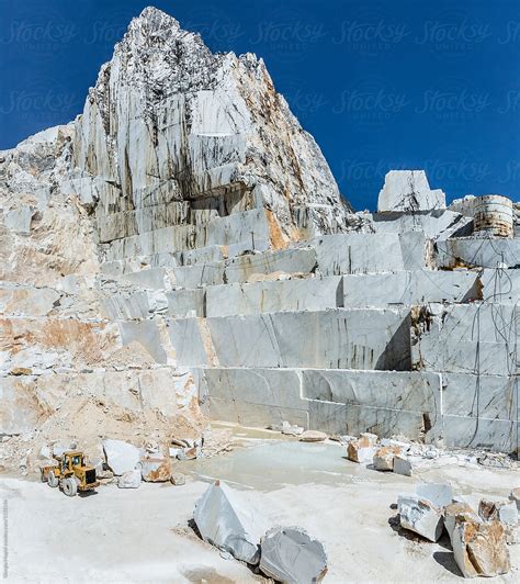 "Marble Quarry Site In Tuscany, Italy" by Stocksy Contributor "Giorgio Magini" - Stocksy