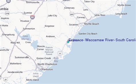 Entrance, Waccamaw River, South Carolina Tide Station Location Guide