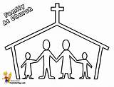 Coloring Pages Of Families Going To Church  Home sketch template