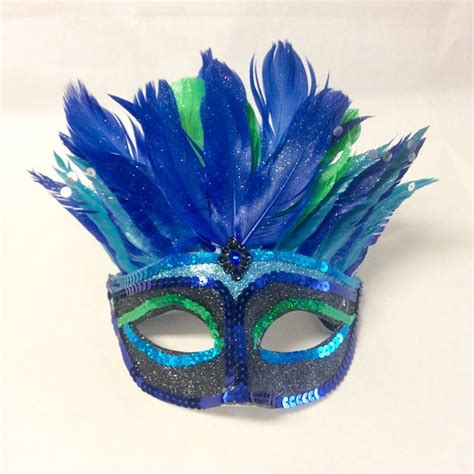 Peacock Mask - Etsy