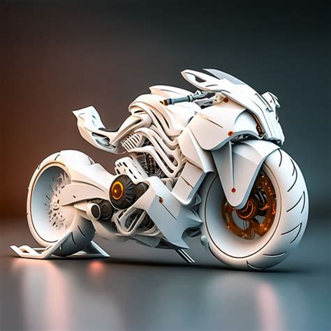 Futuristic Motorcycle Art File Digital Art Wall Art Square High Quality Artwork Print Digital ...