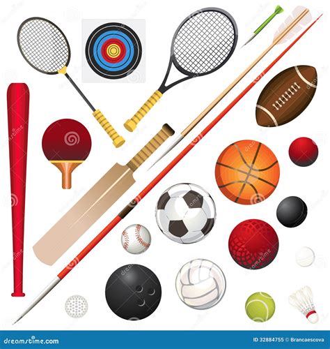 Sports Equipment Royalty Free Stock Photo - Image: 32884755