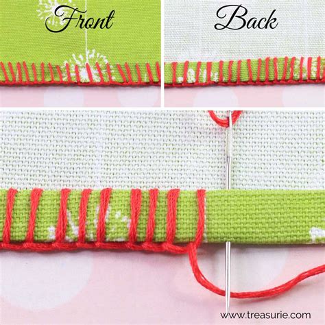 Hemming Stitch - Best Hand Stitches for Hems | TREASURIE