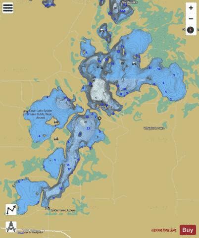 Fawn Lake Fishing Map | Nautical Charts App