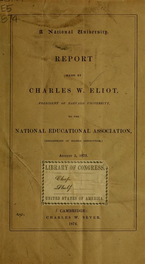 A National University. | Library of Congress