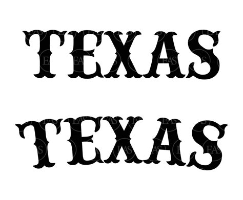 Texas Svg Western Font Svg Cowboy Svg. Vektor Cut Datei für - Etsy Österreich