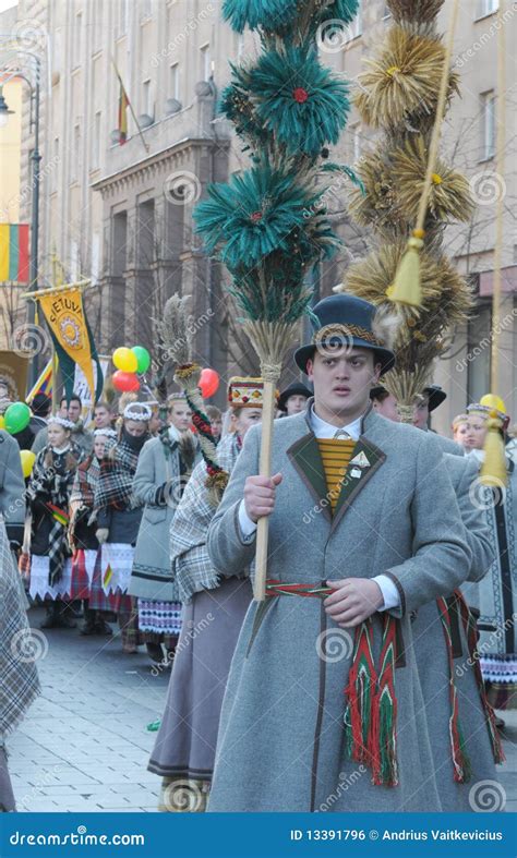 Lithuanian Independence Day Editorial Photo - Image of walking, vilnius ...