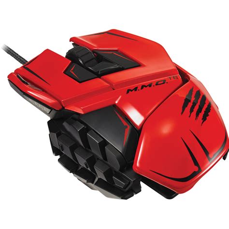Mad Catz M.M.O. TE Gaming Mouse (Red) MCB437140013/04/1 B&H