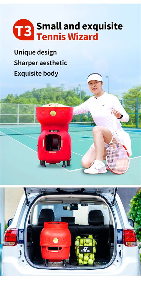 China SIBOASI Latest tennis ball shooter machine T3 manufacturers and ...