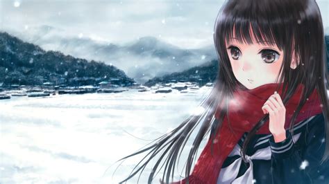 Anime Scenery 4k Winter Wallpapers - Wallpaper Cave