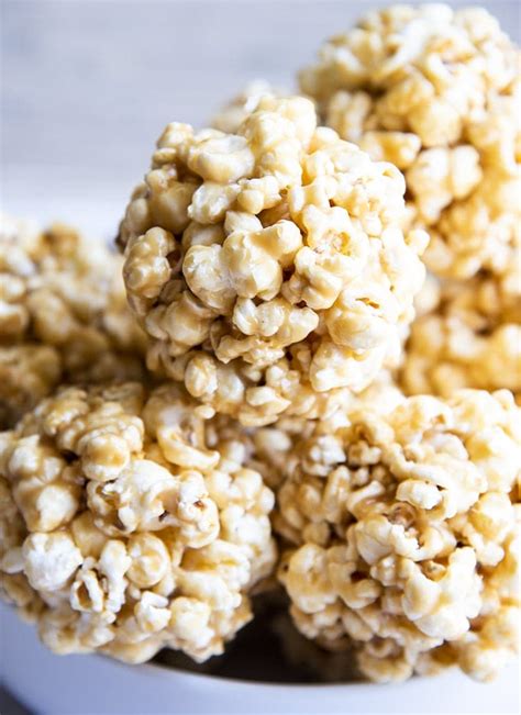 Caramel Popcorn Balls – Like Mother, Like Daughter