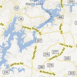 Logan Martin Lake Map | Lake map, Lake, Map