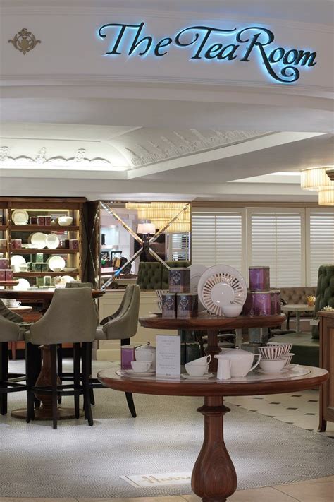 The Harrods Tea Rooms | Harrods UK | Tea room, Tea shop, Room