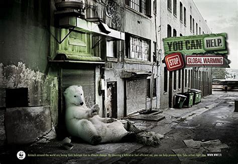 Critically Endangered Species: wwf posters on global warming