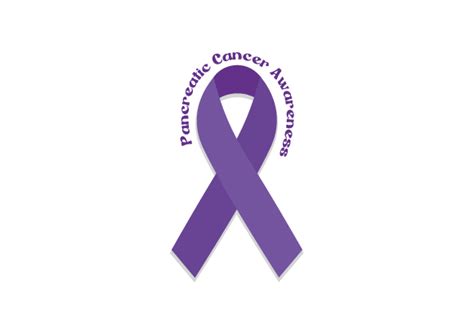 Pancreatic Cancer Ribbon SVG Cut file by Creative Fabrica Crafts ...