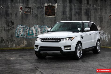 This is What Elegance Looks Like: White Range Rover Sport by Vossen ...