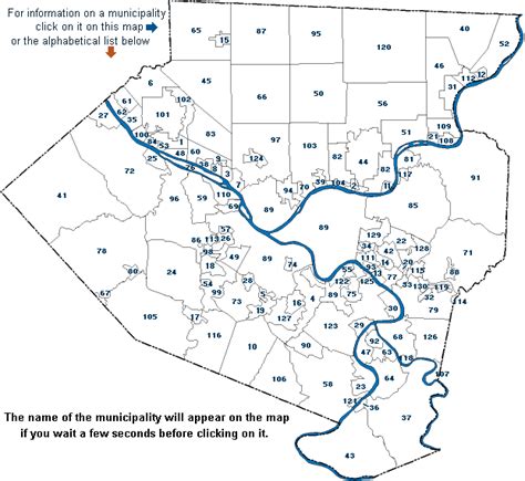 PA County Map With Zip Codes