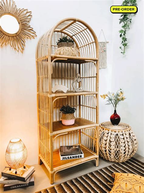 Curvy New Rattan Rack / Shelf-Booming Plus