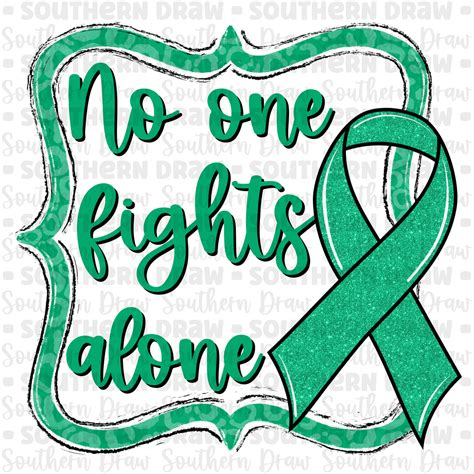 Green Awareness Ribbon – Southern Draw Digital Designs