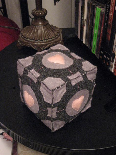 Companion Cube Plush · How To Make A Cube Plushie · Needlework and ...